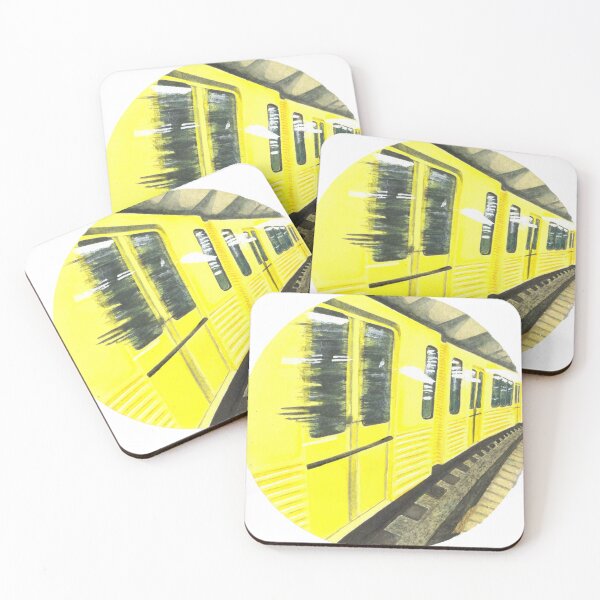 Item preview, Yellow Subway Vibes  designed and sold by 9lbPaintbrush.