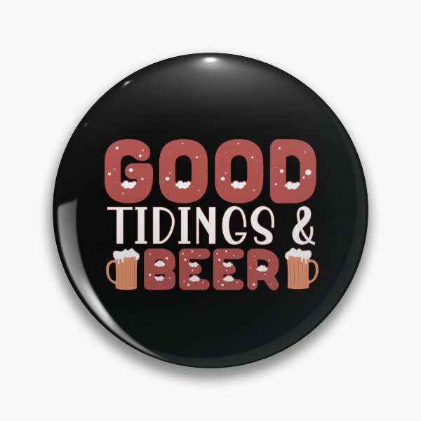 Item preview, Good Tidings & Beer Funny Christmas Beer Drinking  designed and sold by Got2BSnazzy.