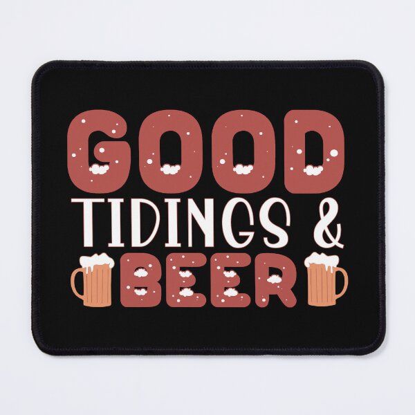 Item preview, Good Tidings & Beer Funny Christmas Beer Drinking designed and sold by Got2BSnazzy.