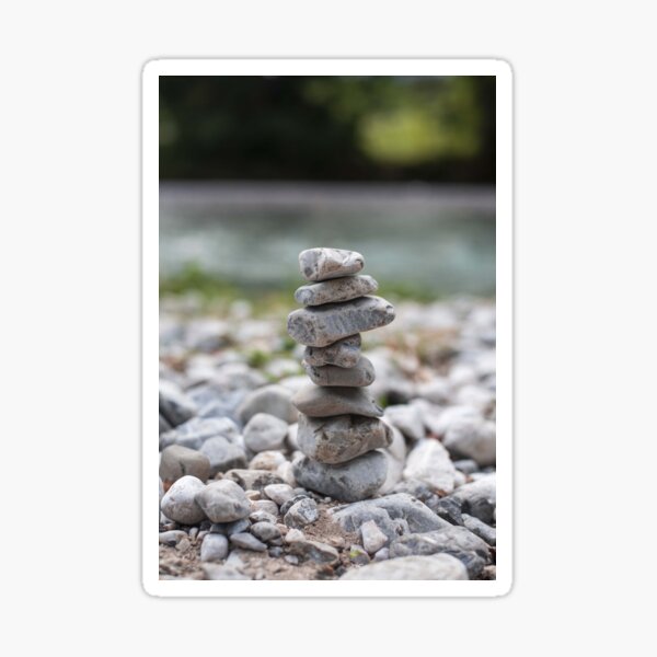 Zen stones Sticker