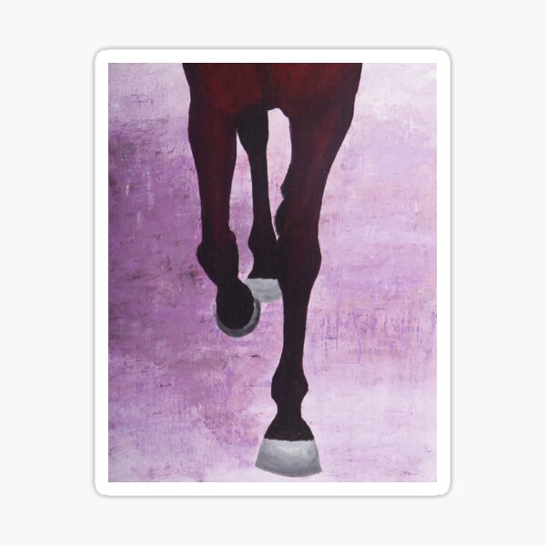 Trotting horse legs Sticker