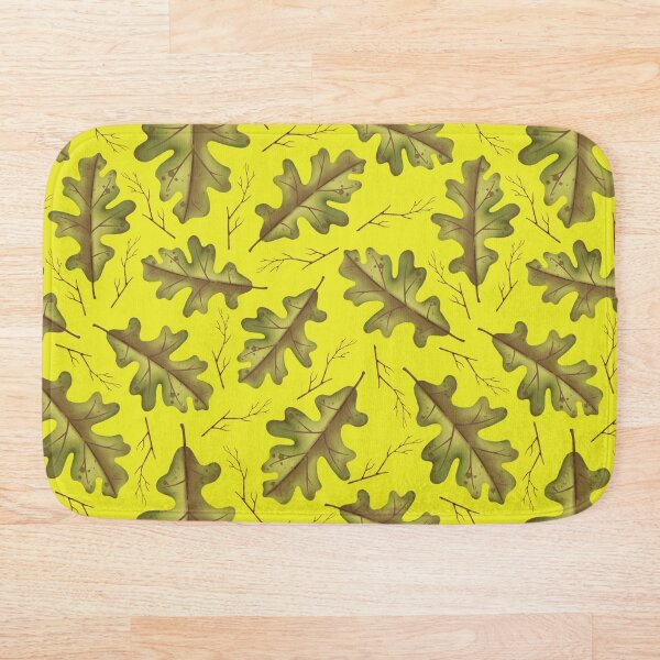 Item preview, Green Autumn Leaves and Branches Pattern (Lime) designed and sold by Geo De la Cruz.
