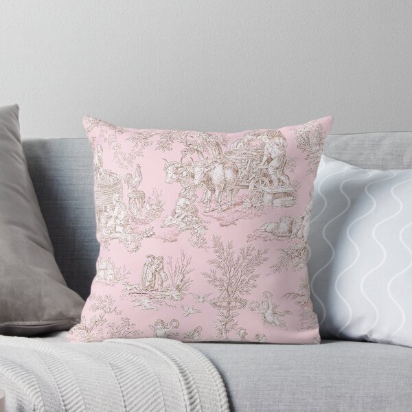 Item preview, French Country Pink Toile designed and sold by Kristina  Sale.