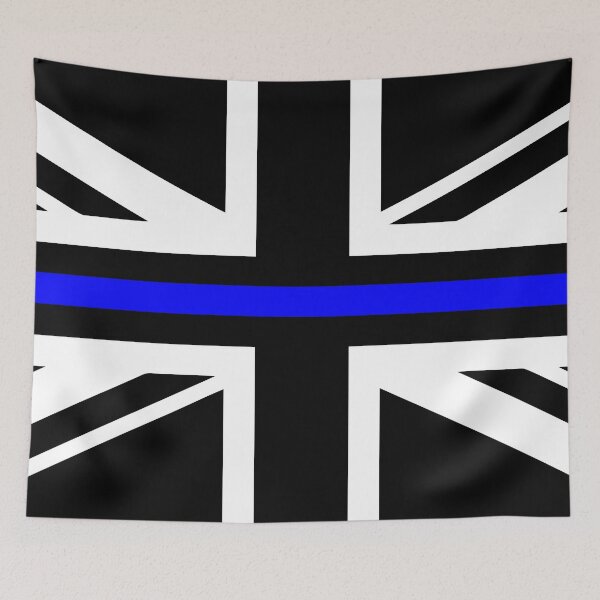 Item preview, uk Thin Blue Line Flag designed and sold by tony4urban.