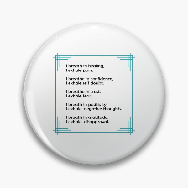 Item preview, Inhale Exhale Positive Affirmations  designed and sold by Inspirationmotivation.