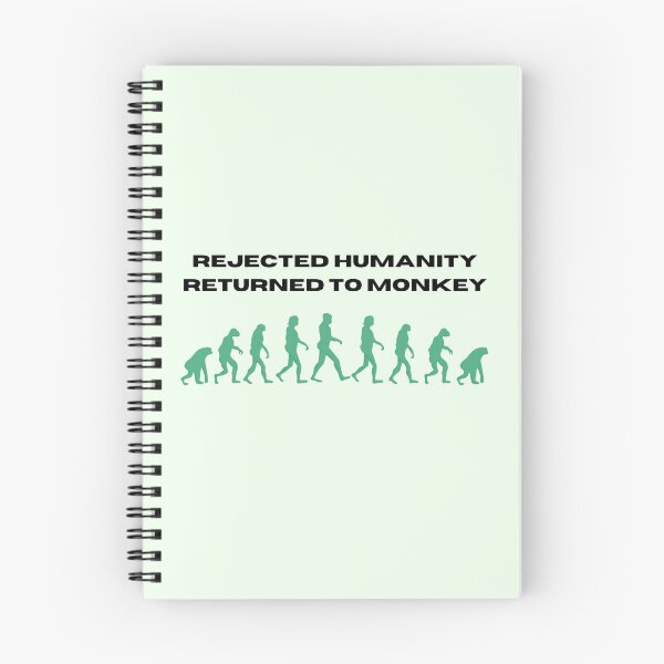 Item preview, Rejected Humanity, Returned to Monkey designed and sold by Felistellar Studios.