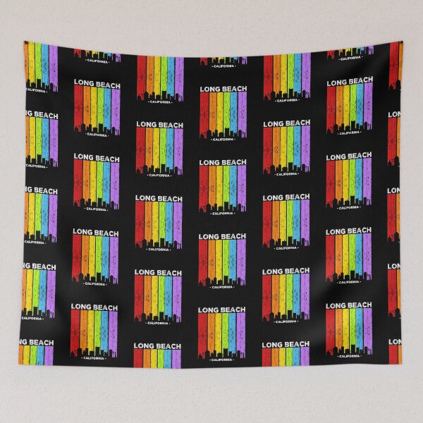Item preview, City Skyline Long Beach  designed and sold by FanityPrints.