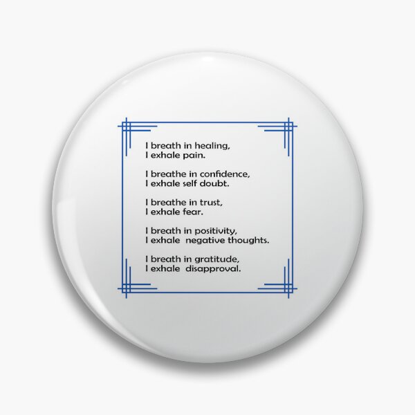 Item preview,  Inhale Exhale Positive Affirmations and Inspirational Messages designed and sold by Inspirationmotivation.
