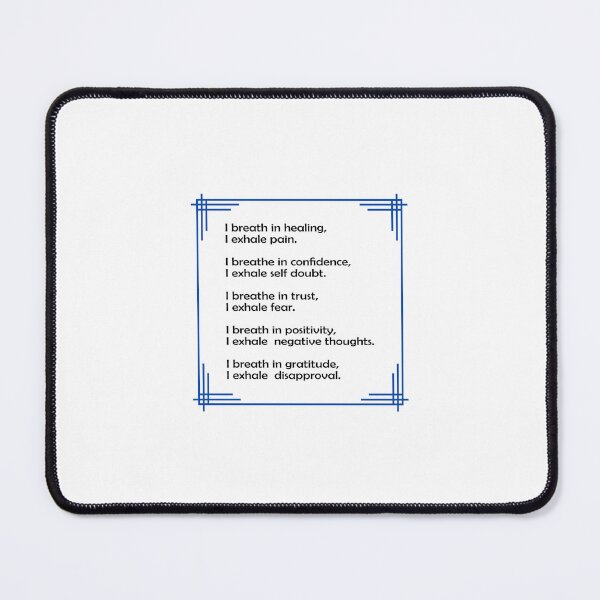 Item preview,  Inhale Exhale Positive Affirmations and Inspirational Messages designed and sold by Inspirationmotivation.