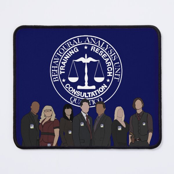 Item preview, FBI Behavioural Analysis Unit Team with Logo designed and sold by AbiTheKhaleesi.