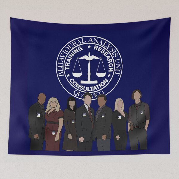 Item preview, FBI Behavioural Analysis Unit Team with Logo designed and sold by AbiTheKhaleesi.