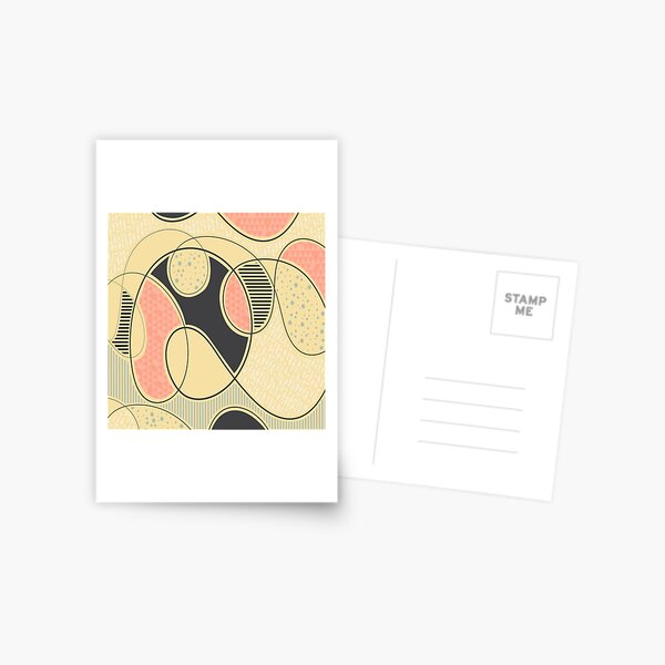 Continuous - Yellow/Black/Pink Postcard