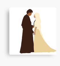 Anakin and Padme Canvas Print