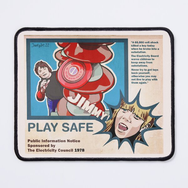 Item preview, Play Safe Frisbee Public Information Film designed and sold by JauntyArt.
