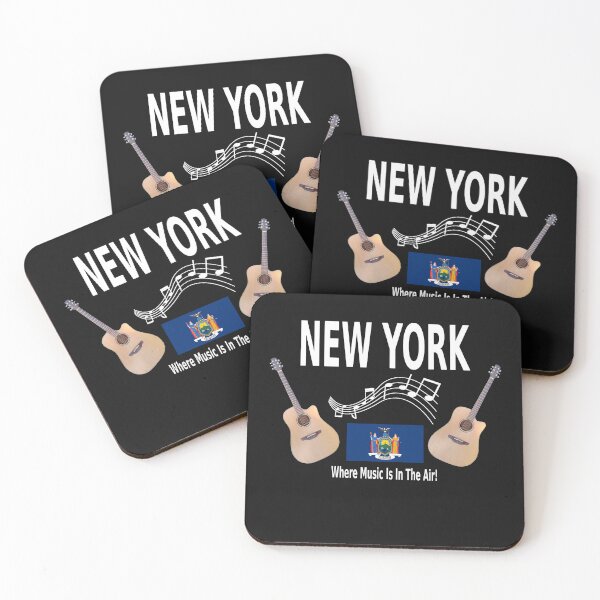Item preview, New York Acoustic Guitar Shirt designed and sold by GuitarNuts.