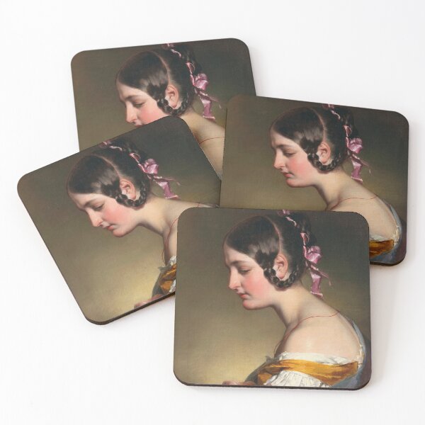 Item preview, The Letter | Friedrich von Amerling | 1837 Austrian Romance Art designed and sold by CJET.