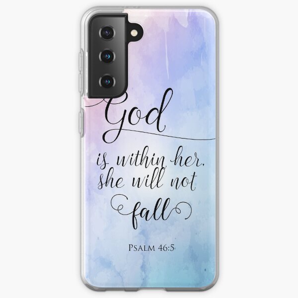 God Is Within Her Christian Art Design Samsung Galaxy Soft Case