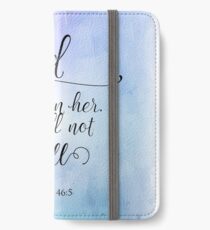 God Is Within Her Christian Art Design iPhone Wallet/Case/Skin