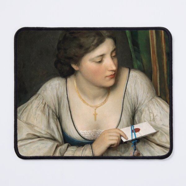 Item preview, The Love Letter | Eugen von Blaas | 1913 Italian Romance Art designed and sold by CJET.
