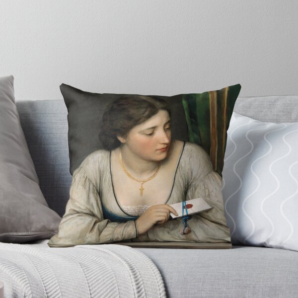 Item preview, The Love Letter | Eugen von Blaas | 1913 Italian Romance Art designed and sold by CJET.
