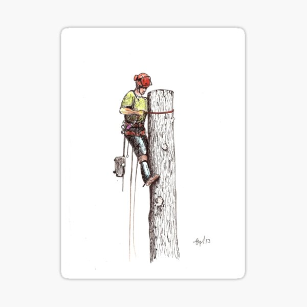 Item preview, Arborist Tree Surgeon Gift present chainsaw designed and sold by Gordon Lavender.