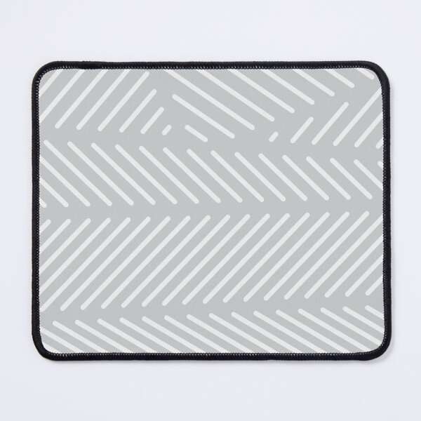 Item preview, Silver Grey Minimal Diagonal Line Patch Pattern designed and sold by patternsoup.