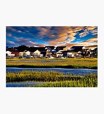 Garden City Houses Photographic Print