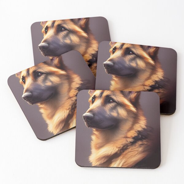 Item preview, German shepherd portrait - classic Shepherd  designed and sold by Devin Farinsky.