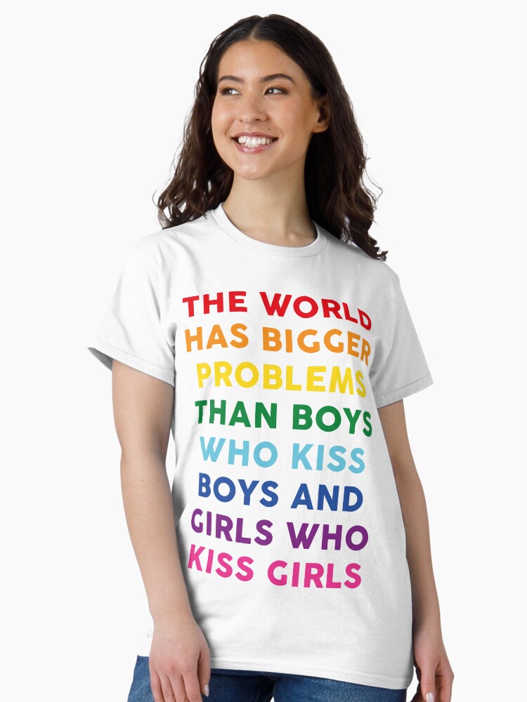 Thumbnail 2 of 7, Classic T-Shirt, The World Has Bigger Problems designed and sold by sky-alive.