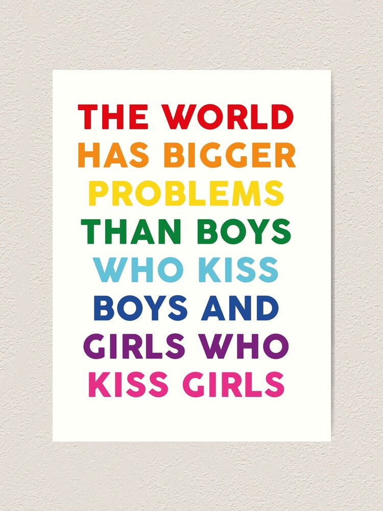 The World Has Bigger Problems " Art Print By Sky-Alive | Redbubble