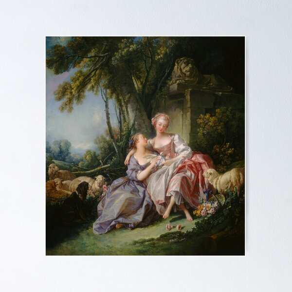 Item preview, The Love Letter | Francois Boucher | 1750 French Romance Art designed and sold by CJET.