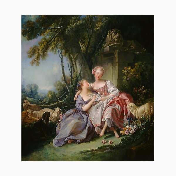 Item preview, The Love Letter | Francois Boucher | 1750 French Romance Art designed and sold by CJET.