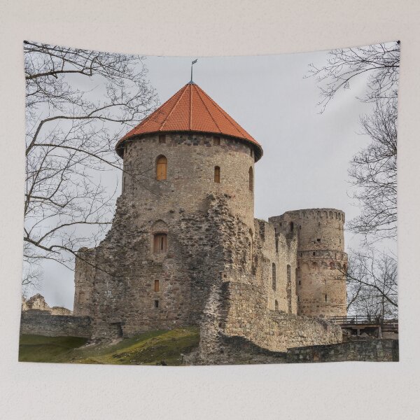 Item preview, Ruins of medieval castle in Cesis, Latvia designed and sold by lena-maximova.