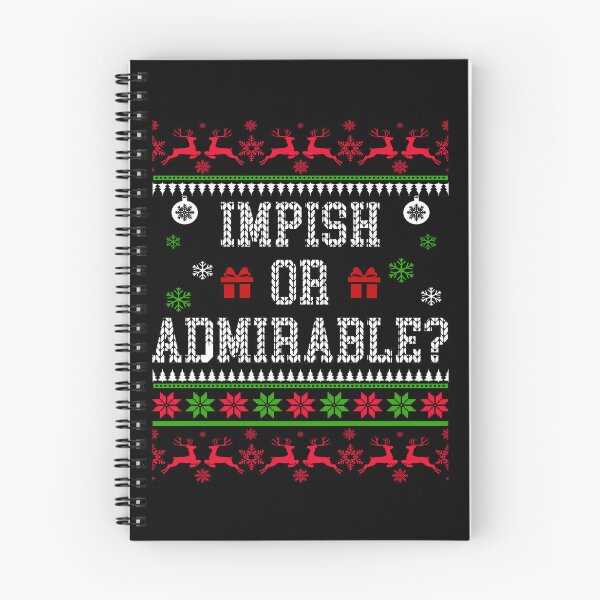 Item preview, Impish Or Admirable - The Office Dwight Schrute Quote - Ugly Sweatshirt Christmas designed and sold by Simeon	 Dorelus.