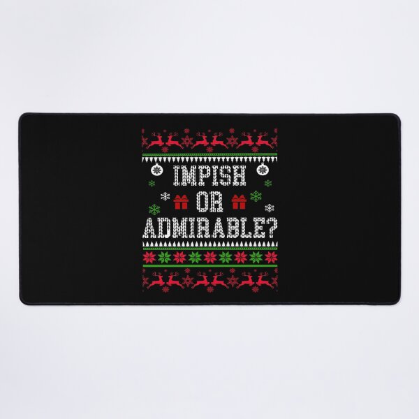 Item preview, Impish Or Admirable - The Office Dwight Schrute Quote - Ugly Sweatshirt Christmas designed and sold by Simeon Dorelus.