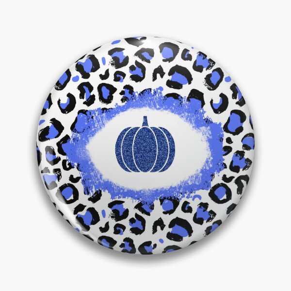 Item preview, Glitter Pumpkin Leopard Pattern (Blue) designed and sold by SimplyMe-Plus.