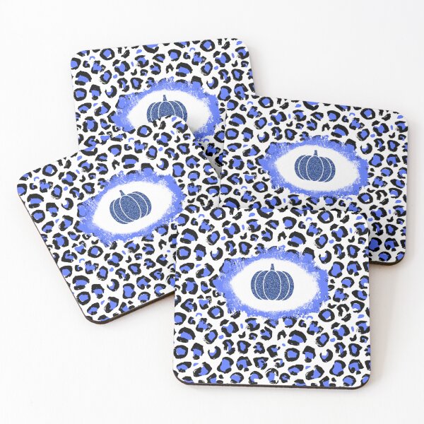 Item preview, Glitter Pumpkin Leopard Pattern (Blue) designed and sold by SimplyMe-Plus.