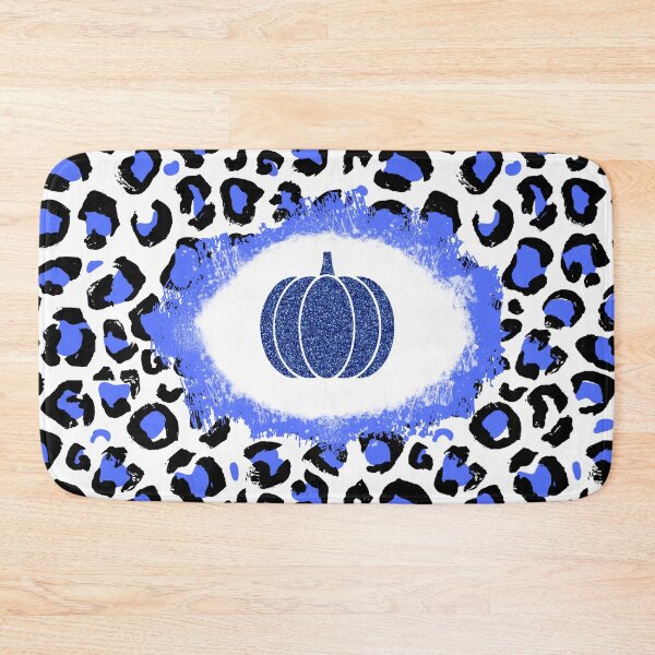 Item preview, Glitter Pumpkin Leopard Pattern (Blue) designed and sold by SimplyMe-Plus.