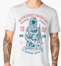 Astronaut retro vintage Men's Premium T-Shirt