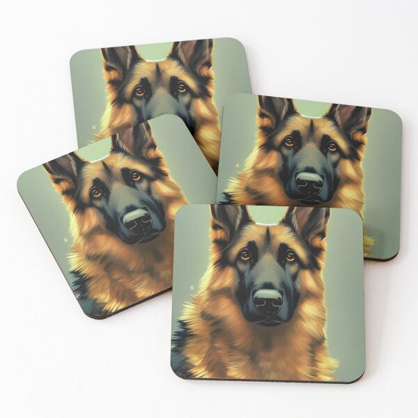 Item preview, German shepherd portrait - classic Shepherd  designed and sold by Devin Farinsky.