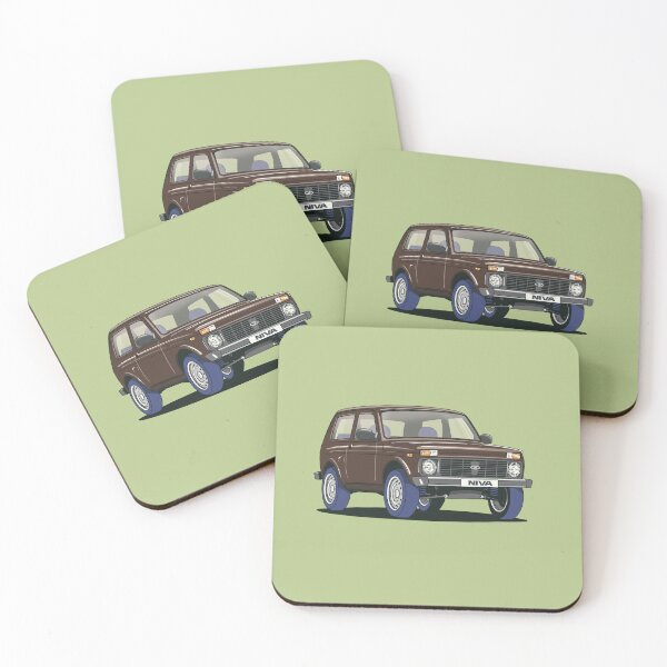 Item preview,  Lada Niva 4x4 in Terra Brown designed and sold by Webazoot Industries - Car Art.