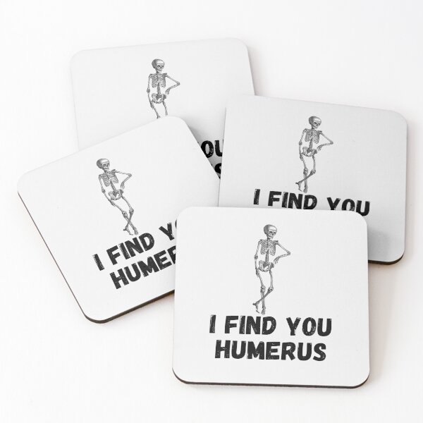 Item preview, I Find You Humerus Funny Skeleton Bones Halloween  designed and sold by MagicSD Designs.
