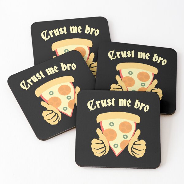 Item preview, Crust me bro, pizza pun designed and sold by EnzoVectorism.