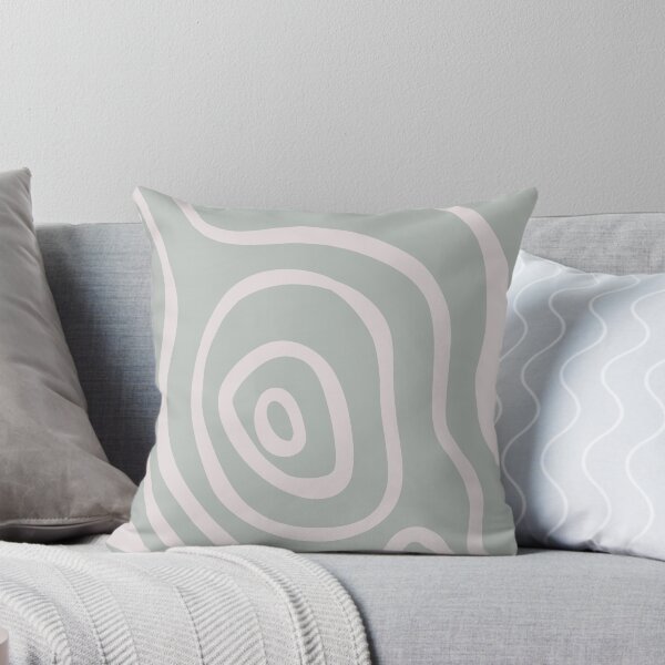 Item preview, Cute Earthy Aesthetic Mid Century Modern Minimalist Abstract Pattern Gray Teal designed and sold by scorpiolane.