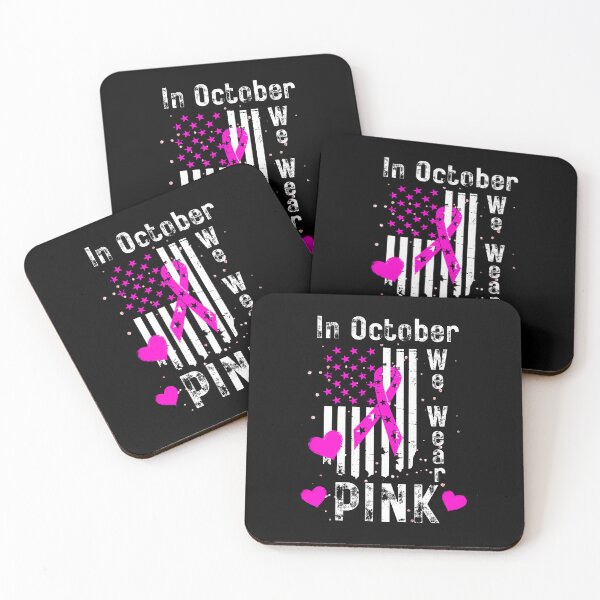 Item preview, In October We Wear Pink Fight To Intercept Cancer Vertical Flag  designed and sold by Got2BSnazzy.