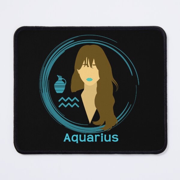 Item preview, Aquarius Woman Wave Circle Design designed and sold by mbuz90.