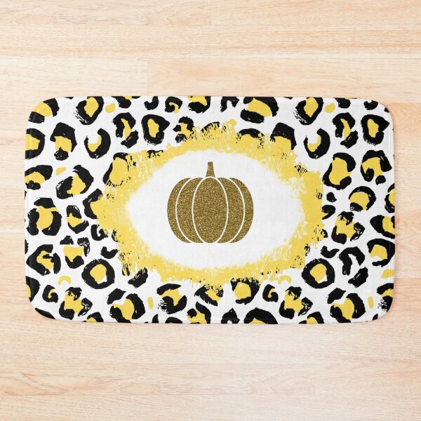 Item preview, Glitter Pumpkin Leopard Pattern (Yellow) designed and sold by SimplyMe-Plus.