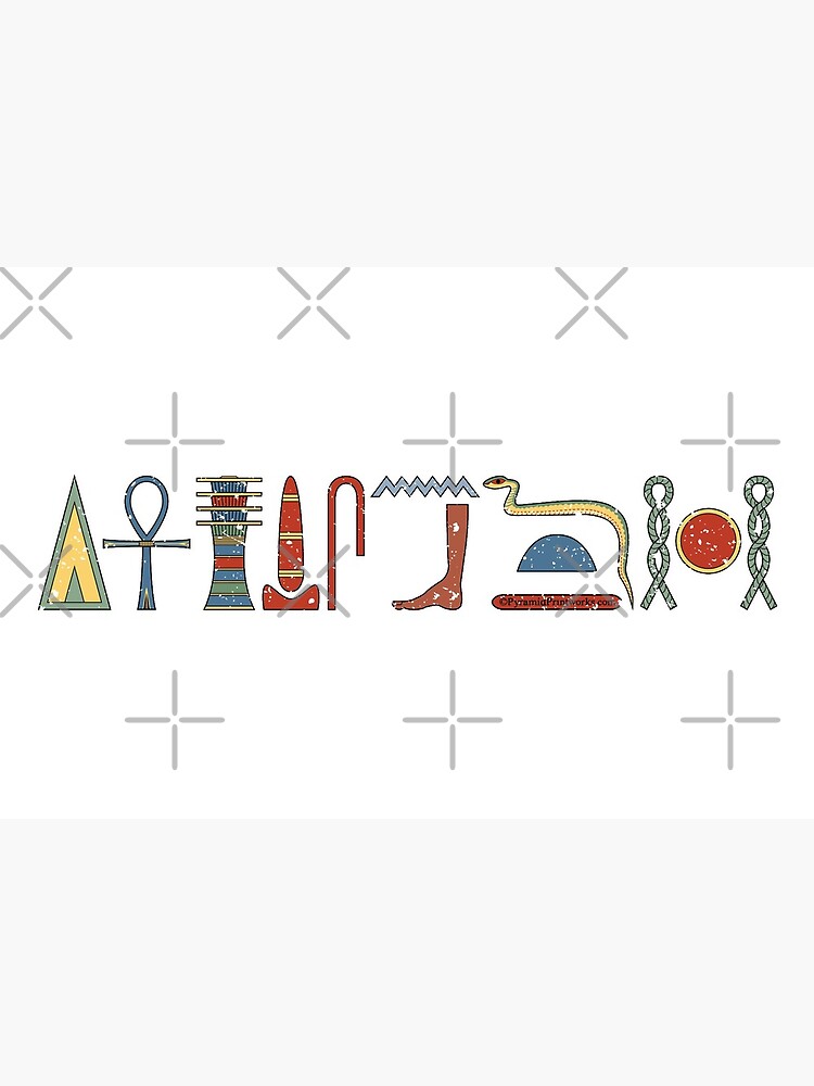 altägyptisches Hieroglyphen Alphabet