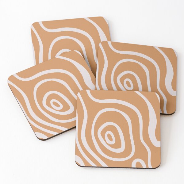 Item preview, Cute Earthy Aesthetic Mid Century Modern Minimalist Abstract Pattern Orange designed and sold by scorpiolane.