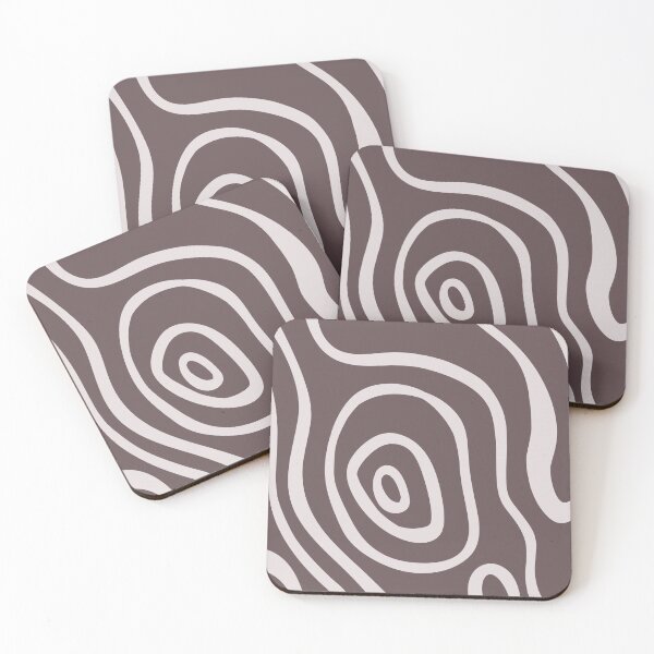 Item preview, Cute Earthy Aesthetic Mid Century Modern Minimalist Abstract Pattern Walnut Brown designed and sold by scorpiolane.